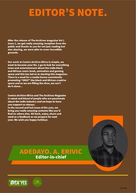 Read THE ARCHIVES MAGAZINE Vol 1 Issue 2  1 Page 3 in English