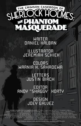 Read The Crimson Casebook of Sherlock Holmes: The Phantom Masquerade  1 Page 2 in English