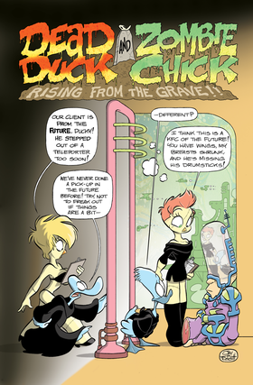 Read Dead Duck and Zombie Chick  1 Page 1 in English