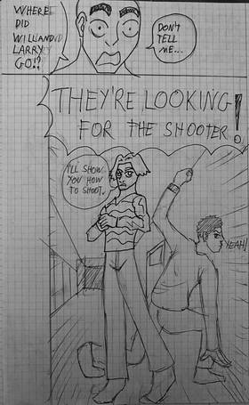 Read They're looking for the shooter!  1 Page 8 in English