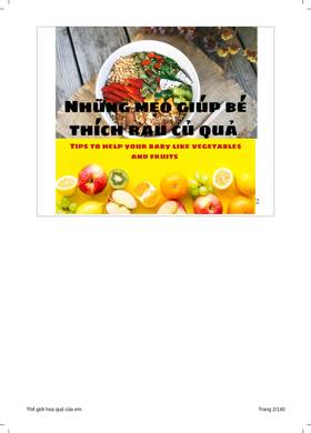 Read Thế giới rau củ quả của em   2 Page 2 in Vietnamese
