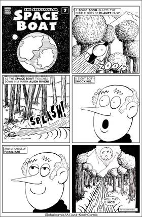 Read The Spectacular Space Boat  1 Page 7 in English