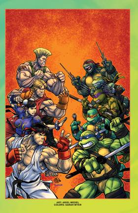 Read Teenage Mutant Ninja Turtles Vs. Street Fighter  1 Page 4 in English
