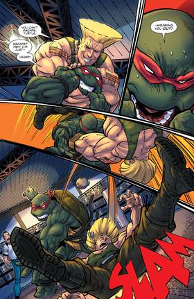 Read Teenage Mutant Ninja Turtles Vs. Street Fighter  1 Page 7 in English