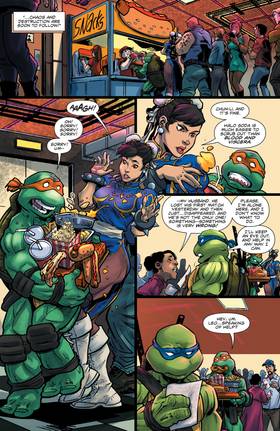 Read Teenage Mutant Ninja Turtles Vs. Street Fighter  1 Page 9 in English