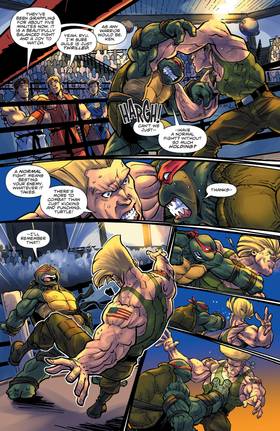 Read Teenage Mutant Ninja Turtles Vs. Street Fighter  1 Page 10 in English