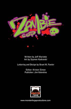Read Zombie Cop  1 Page 2 in English