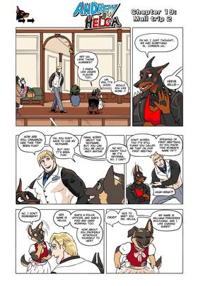 Read Andrew & Helga (A furry x human comic)  20 Page 1 in English