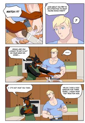 Read Andrew & Helga (A furry x human comic)  1 Page 2 in English