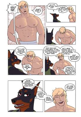 Read Andrew & Helga (A furry x human comic)  5 Page 3 in English