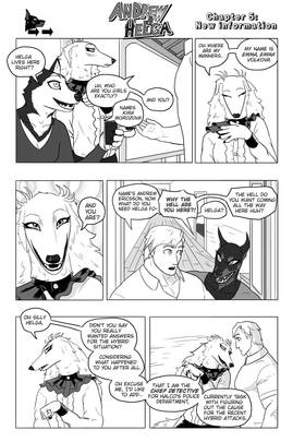 Read Andrew & Helga (A furry x human comic)  6 Page 1 in English
