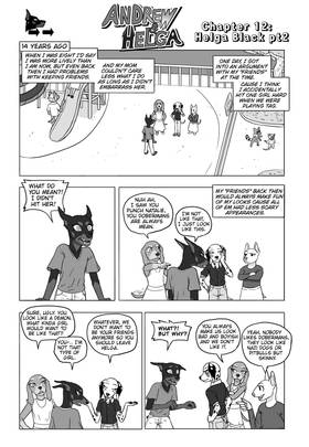 Read Andrew & Helga (A furry x human comic)  13 Page 1 in English