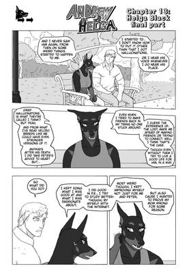 Read Andrew & Helga (A furry x human comic)  14 Page 1 in English