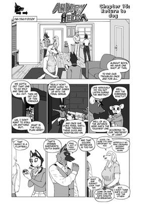 Read Andrew & Helga (A furry x human comic)  16 Page 1 in English