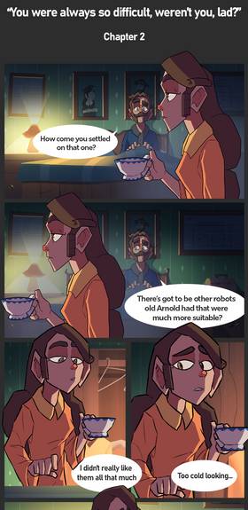 “You were always so difficult, weren’t you, lad?” CH2