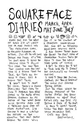 Read Squareface Diaries  1 Page 2 in English