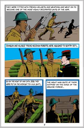 Read Heroes in Darkness presents; Smackdown in the Argonne, The Henry Johnson story  1 Page 4 in English