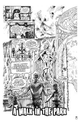 Read GALAXY MEMORIAL PARK Volume One Ashcan!  1 Page 2 in English