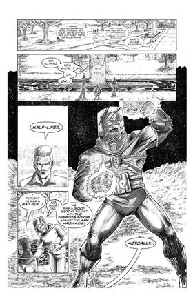 Read GALAXY MEMORIAL PARK Volume One Ashcan!  1 Page 4 in English