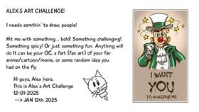 Read Alex's Art Chalenge  1 Page 1 in English