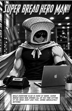 Read Super Bread Hero Man  1 Page 3 in English