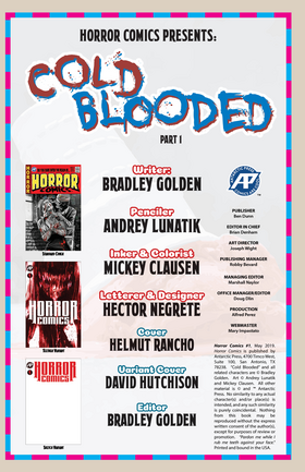 Read Horror Comics  1 Page 2 in English