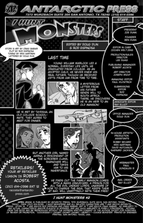 Read I Hunt Monsters, Vol. 1  2 Page 2 in English