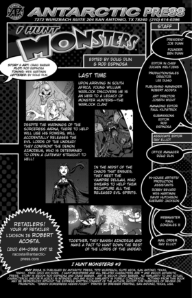 Read I Hunt Monsters, Vol. 1  3 Page 2 in English
