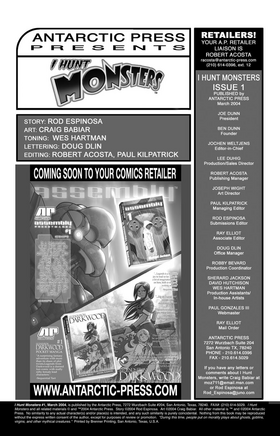 Read I Hunt Monsters, Vol. 1  1 Page 2 in English
