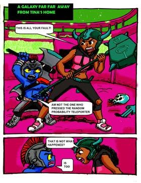 Read Tina's Galactic guide to babysitting   1 Page 2 in English