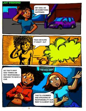Read Tina's Galactic guide to babysitting   1 Page 4 in English