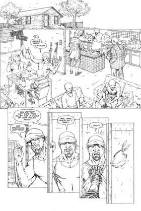 Read Ghetto Dragon Book 2: Fistful of Glory ((Ashcan Preview))  1 Page 2 in English