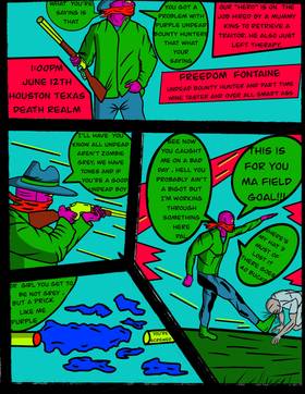 Read Freedom Fontaine undead bounty hunter  1 Page 3 in English