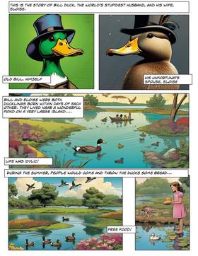 Read Meet "Bill The Duck" the World's STUPIDEST Husband!  1 Page 2 in English
