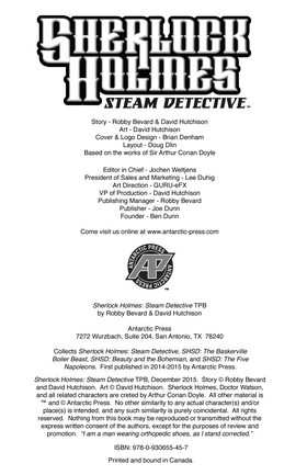 Read Sherlock Holmes: Steam Detective  1 Page 3 in English