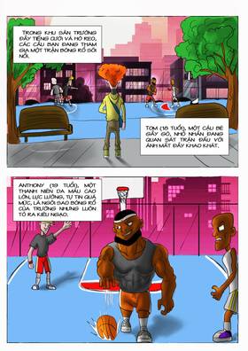 Read Basketball Dream - Giấc mơ quả bóng cam   1 Page 2 in Vietnamese