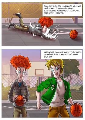 Read Basketball Dream - Giấc mơ quả bóng cam   1 Page 5 in Vietnamese