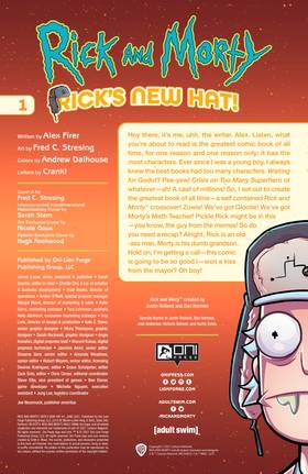 Read Rick and Morty: Rick's New Hat  1 Page 2 in English