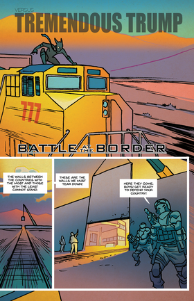 Read The Barack Panther VS. The Tremendous Trump  1 Page 6 in English