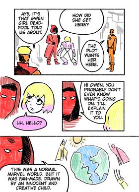 Read Gwenpool Saves Worlds  1 Page 6 in English