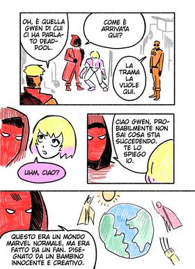 Read Gwenpool Saves Worlds  1 Page 6 in Italian