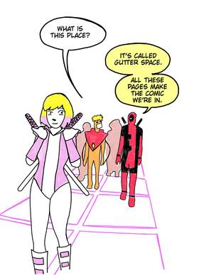 Read Gwenpool Saves Worlds  13 Page 1 in English