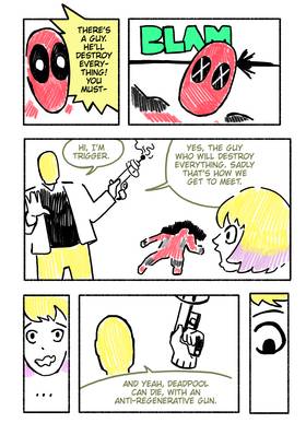 Read Gwenpool Saves Worlds  1 Page 4 in English