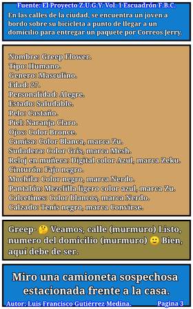 Read El Proyecto Z.U.G.Y. Escuadron F.B.C.  1 Page 3 in Spanish