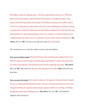 Read Let’s Fight (Working Title)  1 Page 4 in English