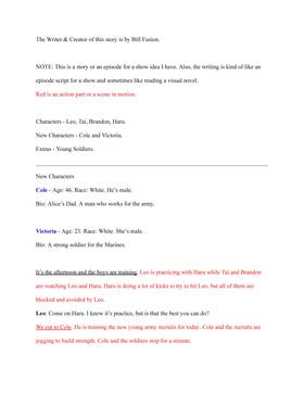Read Let’s Fight (Working Title)  3 Page 1 in English