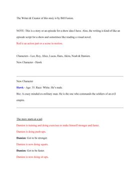 Read Let’s Fight (Working Title)  4 Page 1 in English