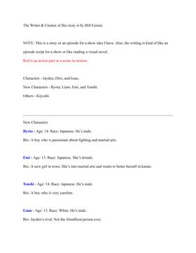 Read Let’s Fight (Working Title)  5 Page 1 in English