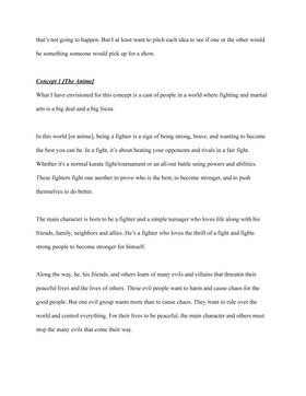 Read Info About My IP / Series - I Want To Make A Cartoon Or Anime  1 Page 2 in English