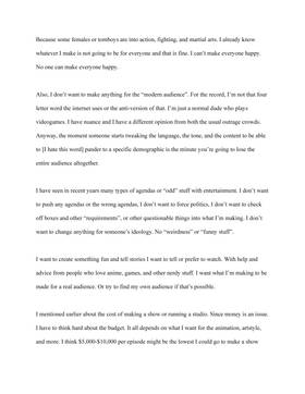 Read Info About My IP / Series - I Want To Make A Cartoon Or Anime  1 Page 7 in English